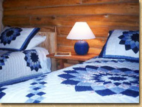 Our comfortable log-style cabins